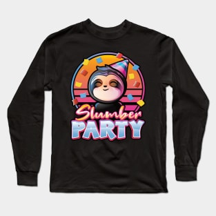 Slumber Party Sloth Long Sleeve T-Shirt